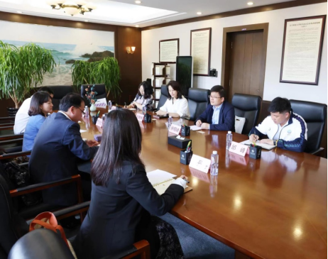 日本城西大学副校长于洋到我校访问