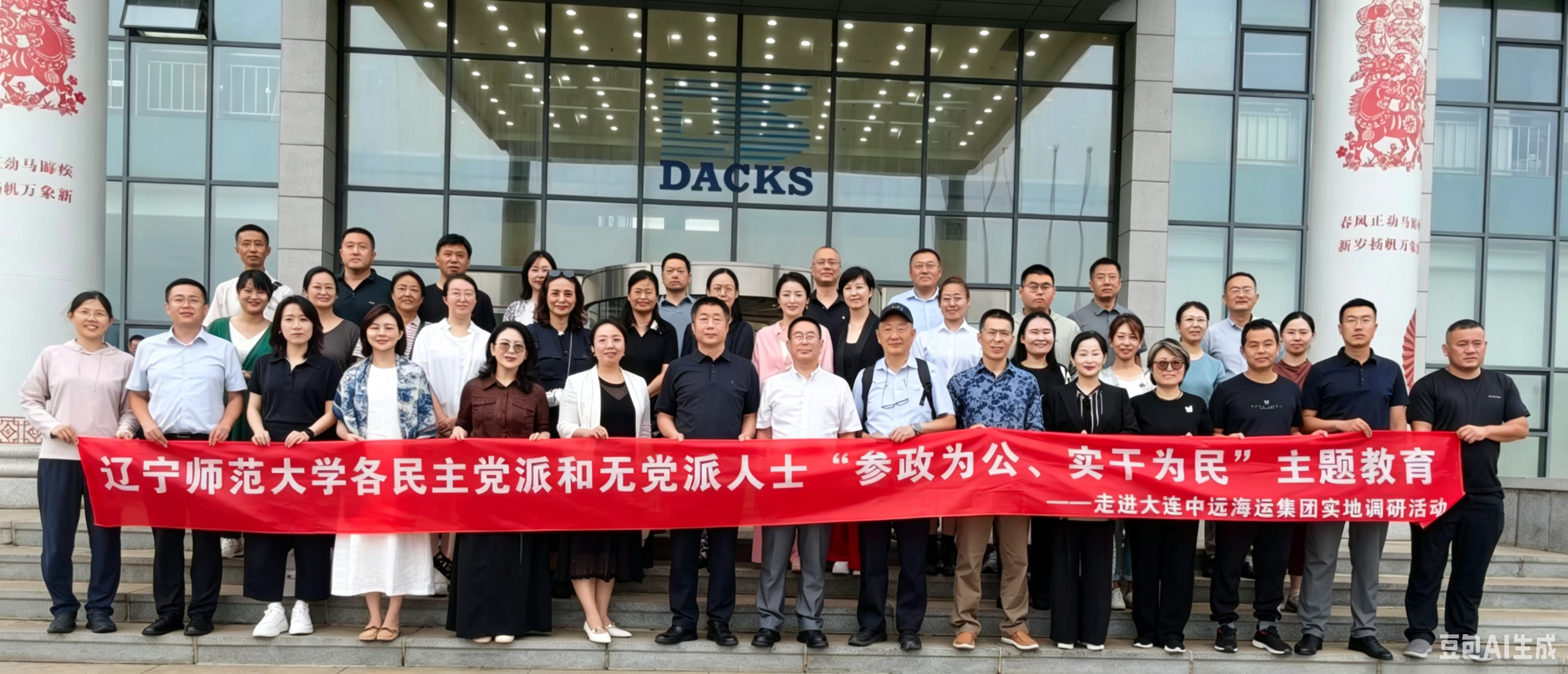 辽宁师范大学各民主党派、无党派人士赴大连中远海运集团开展“参政为公、实干为民”主题教育实践调研活动