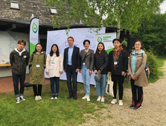 我校学生参加德国沃尔夫斯堡第一届国际青少年会议