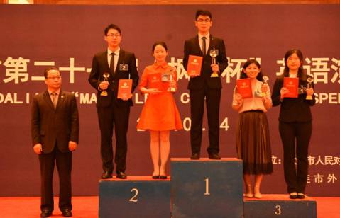 我校学生在大连市第二十一届“枫叶杯”英语演讲比赛中喜获佳绩