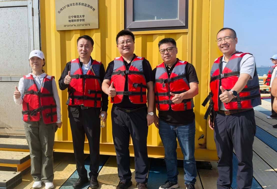 辽宁省科学技术厅领导赴我校北黄海长山群岛生态系统野外科学观测研究站考察指导